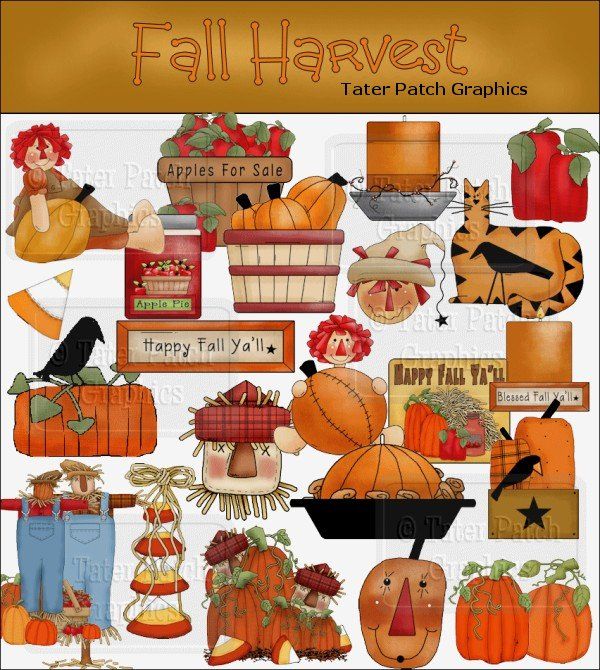 Home   Graphic Sets   Tater Patch Graphics   Fall Harvest Graphics