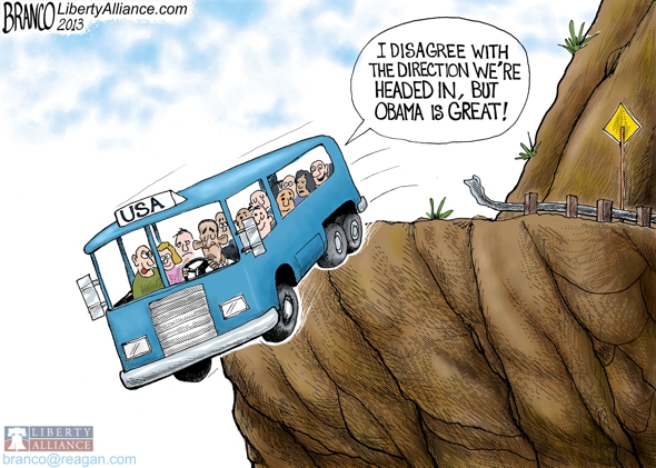 Obama On The Bus Goes Round And Round   Conservative Byte