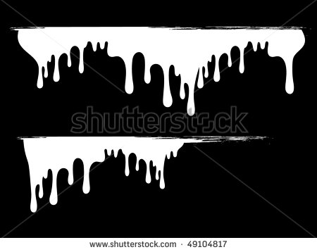 Paint Dripping In Black Background Shutterstock  Eps Vector   Paint    