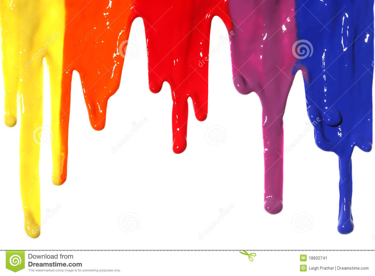 Paint Dripping Stock Image   Image  18602741