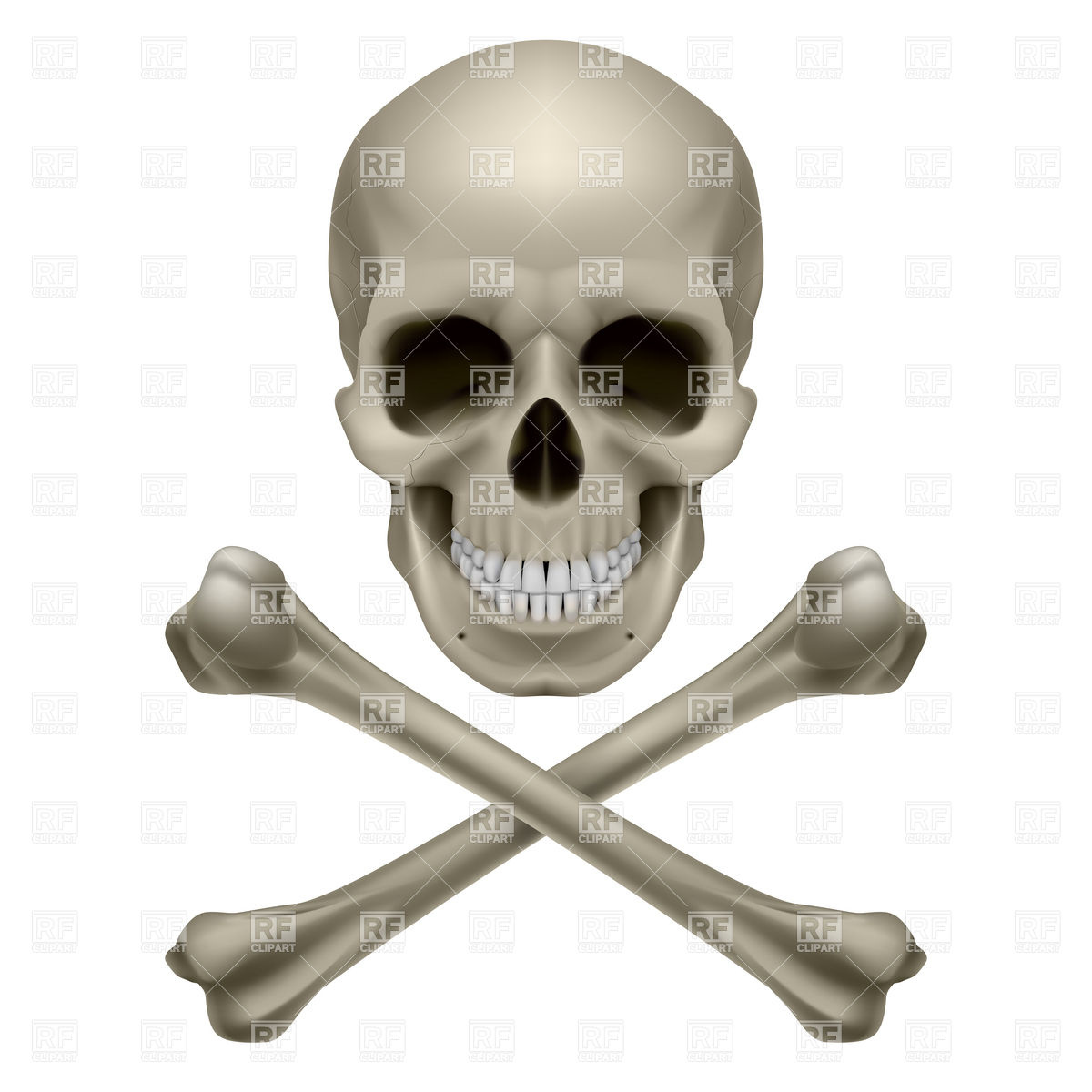 Skull And Crossbones 7392 Objects Download Royalty Free Vector