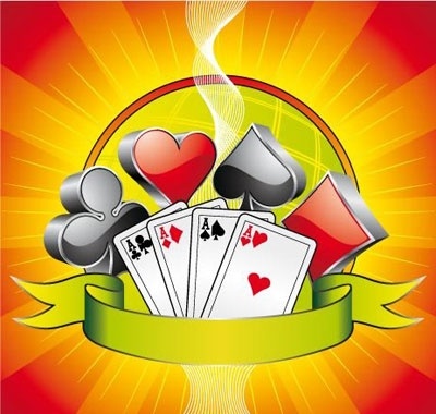 Symbols   Gambling Illustration With 3d Casino Symbols Cards And