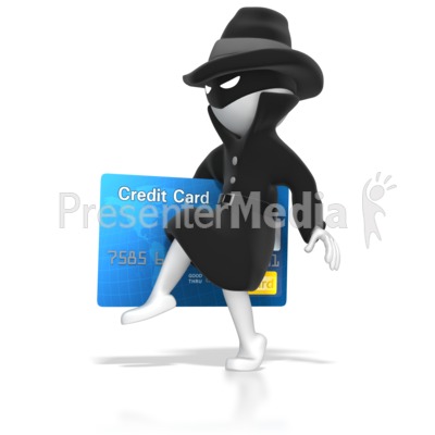 Thief Stealing Credit Card   Business And Finance   Great Clipart For