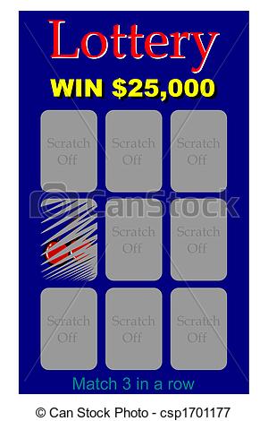 Ticket   A Scratch Off Lottery Ticket Csp1701177   Search Eps Clipart