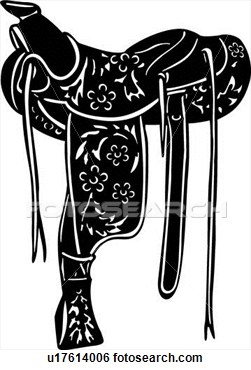 Art Of  Saddle Southwest Western Rodeo U17614006   Search Clipart    
