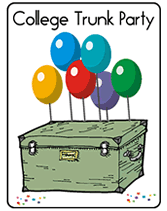 Free College Trunk Party Invitations   This Party Invitation Shows A