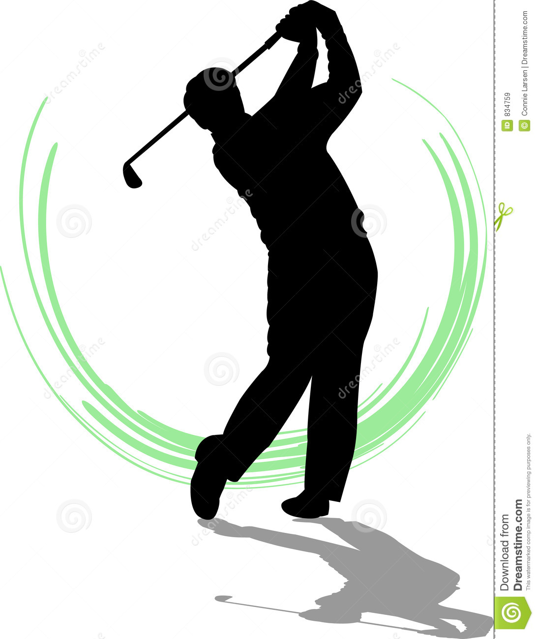 Golfer Man Eps Royalty Free Stock Images   Image  834759