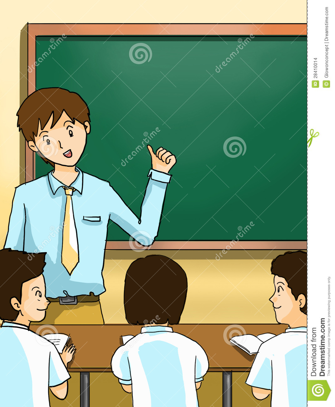 Male English Teacher Clipart Teacher Teaching Kids With