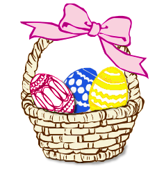 Search Terms Basket Basket Of Easter Eggs Basket With A