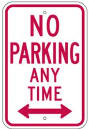 Aluminum No Parking Signs Parking Signs Warning Signs Street    