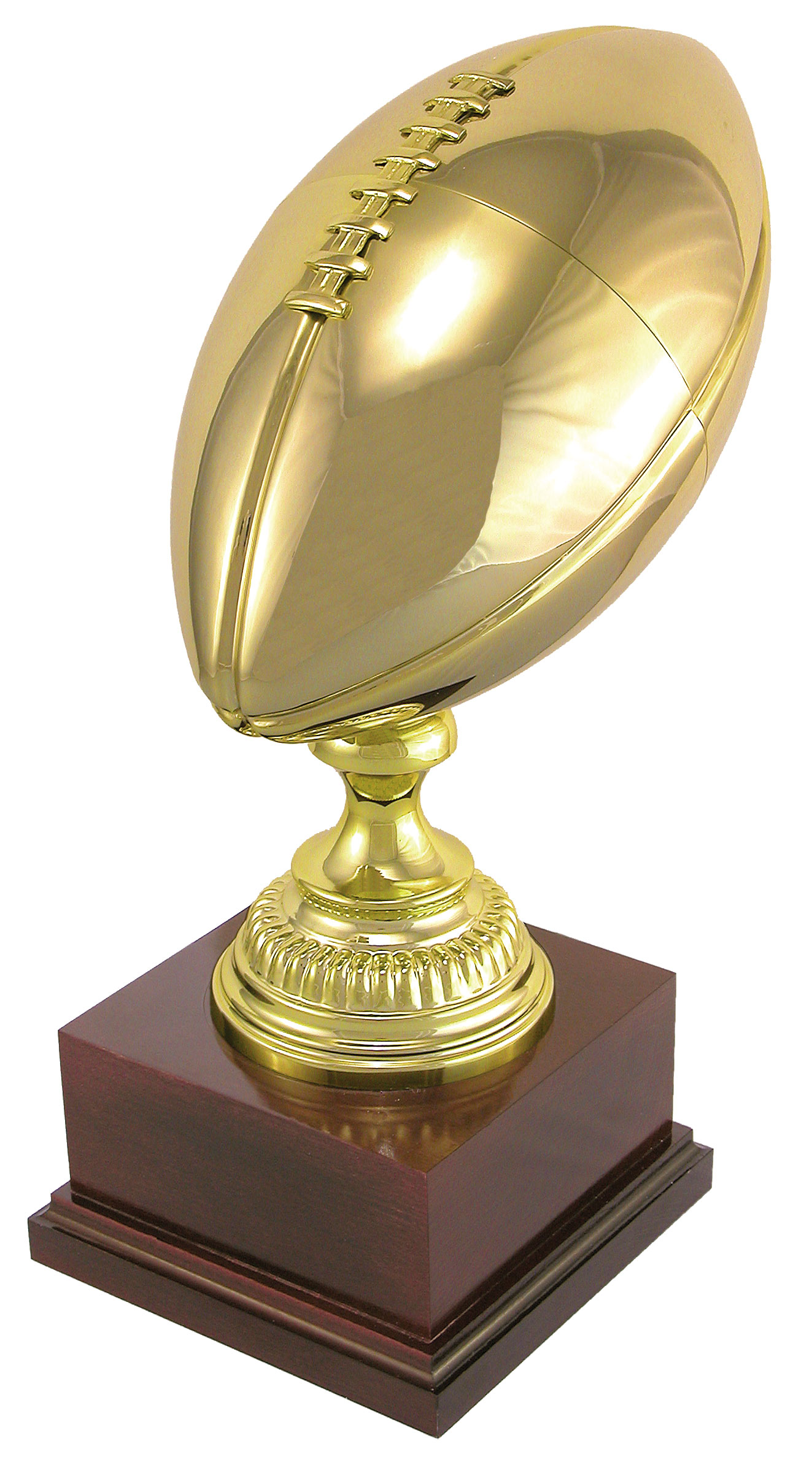 Brass Football Trophy