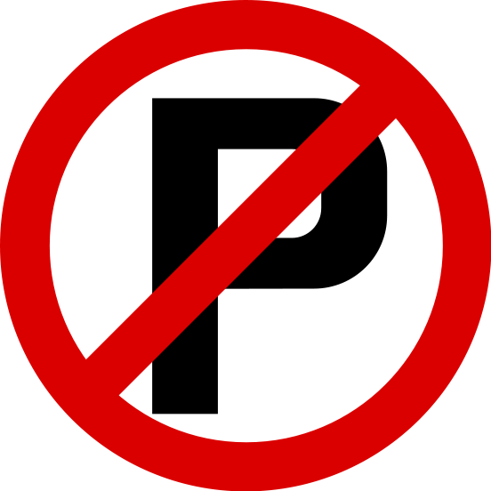 Description Singapore Road Signs   Restrictive Sign   No Parking Svg