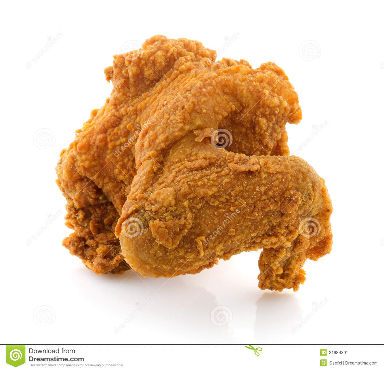Fried Chicken Wing Stock Image   Image  31984301