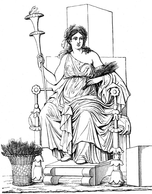 Greek Gods And Goddesses    Demeter