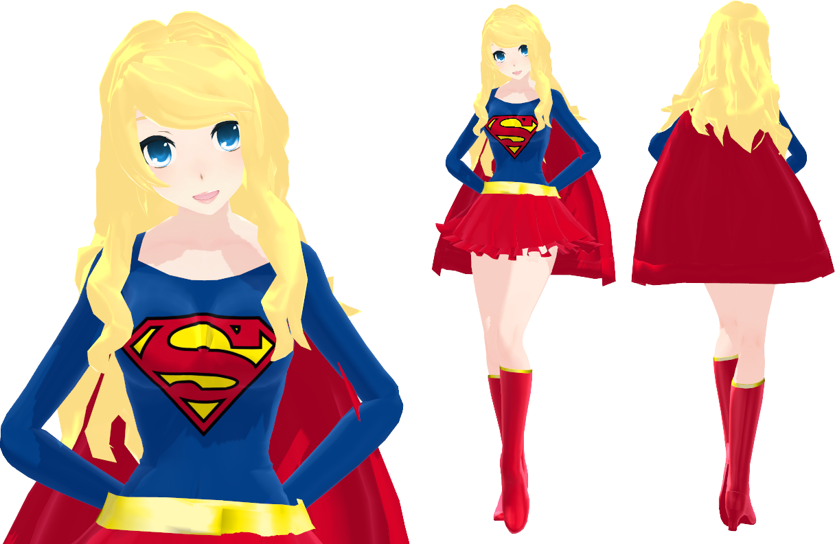 Mmd  Supergirl By The Mystery Raccoon On Deviantart