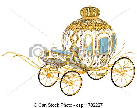 Of Fairy Tale Royal Carriage Isolated Csp11782227   Search Clipart    