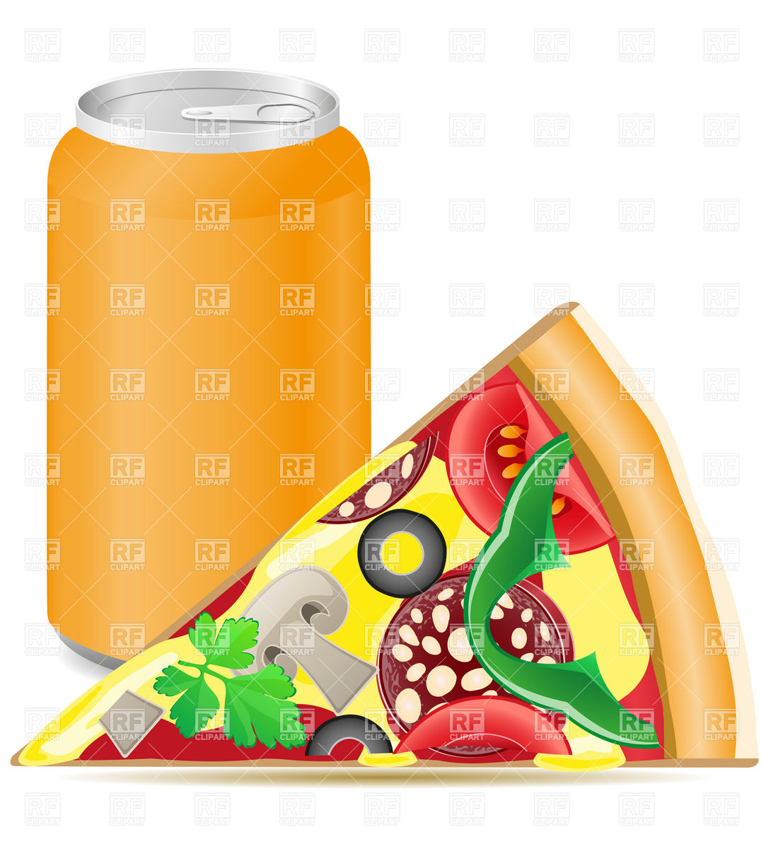 Pizza And Aluminum Cans With Soda 19676 Food And Beverages Download