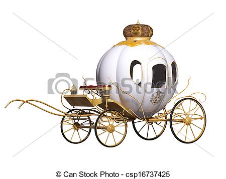 Royal Carriage Clipart Stock Photo   Fairy Tale
