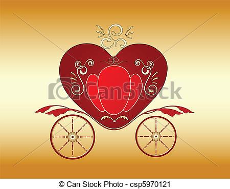Royal Carriage Clipart Vector   Valentine Royal Carriage