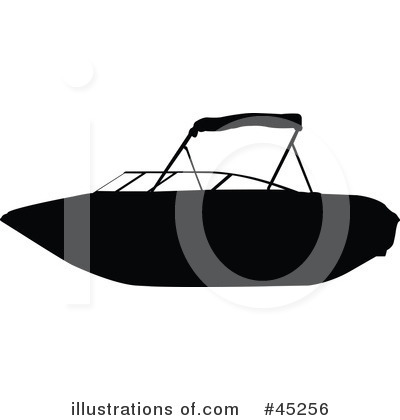 Royalty Free Boat Silhouette Clipart Illustration 45256 Jpg