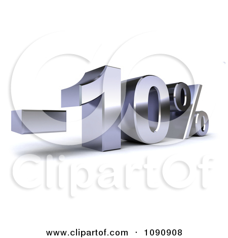 Royalty Free  Rf  10 Percent Off Clipart   Illustrations  1