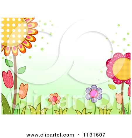 Royalty Free  Rf  Clipart Illustration Of A Butterfly And Spring