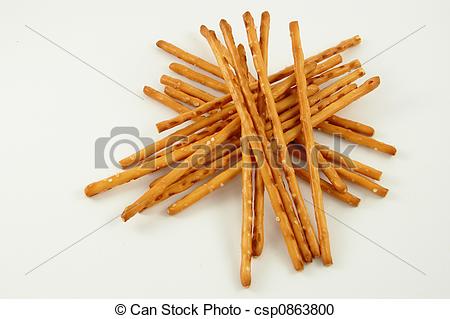 Stock Photo   Pile Of Pretzel Sticks   Stock Image Images Royalty