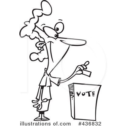 Voting Clipart  436832   Illustration By Ron Leishman