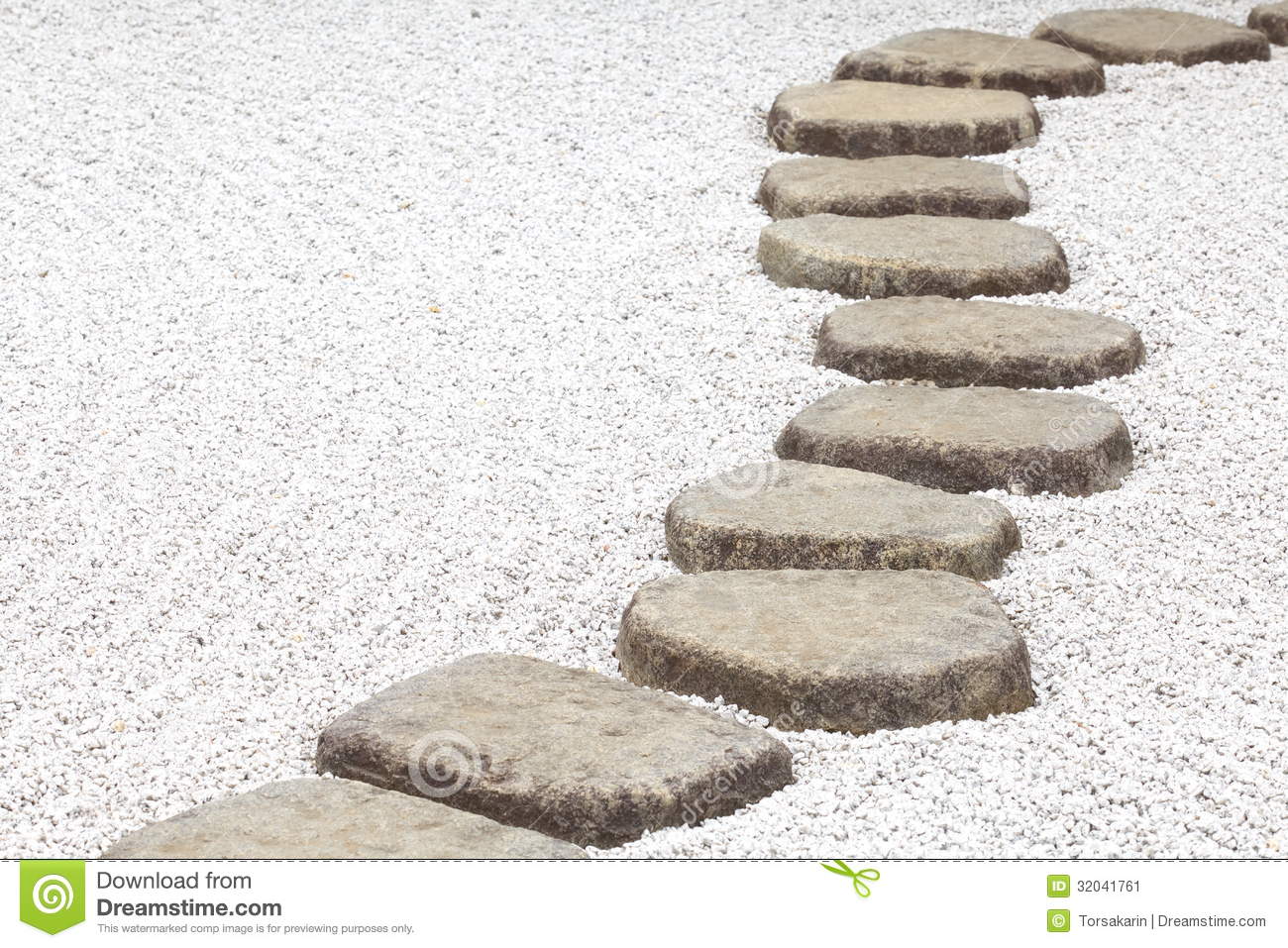 Zen Stone Path Stock Image   Image  32041761