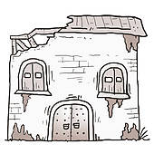 Abandoned House Stock Illustrations   Gograph