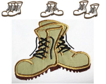 Army Boots Clipart Combat Boots 3 Types Instant