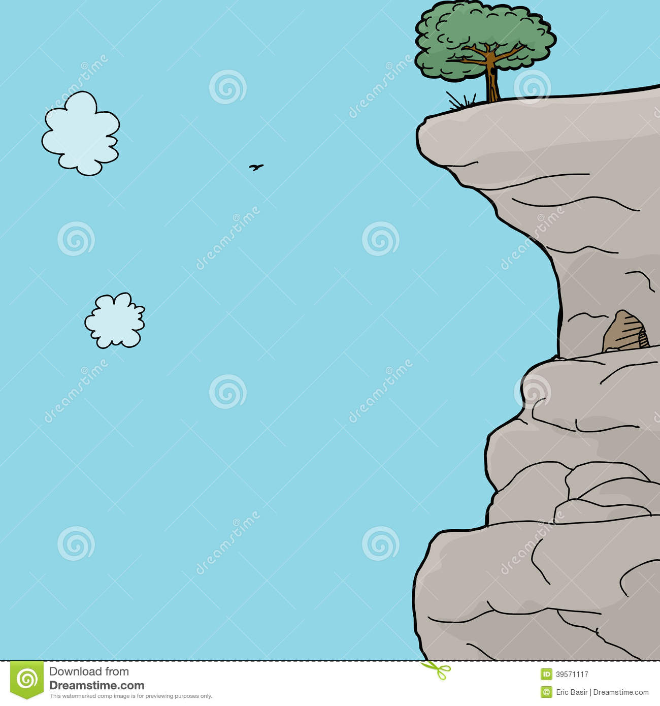 Cave In Mountain Side Stock Vector   Image  39571117