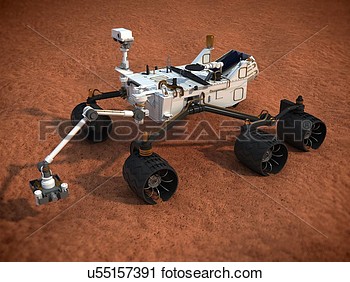 Clipart   Curiosity Mars Rover Artwork  Fotosearch   Search Clip Art