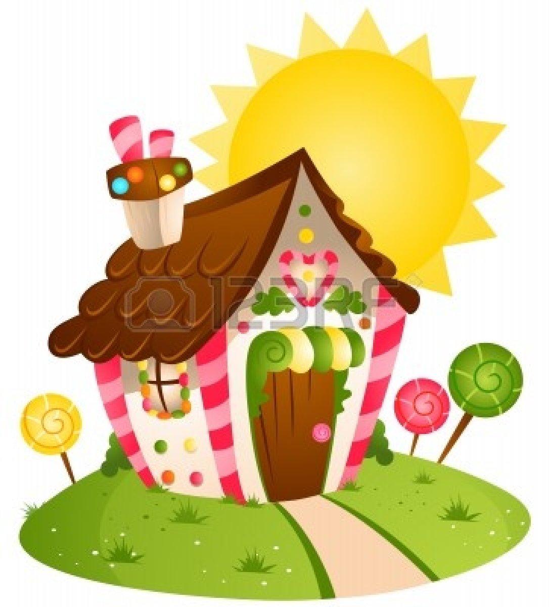 Cute House Clip Art Cute House Illustration 3928191 Candy House With