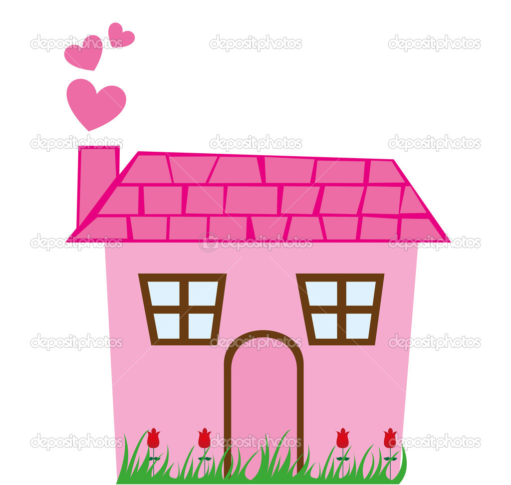 Cute House Illustration Depositphotos 7095330 Cute House Jpg