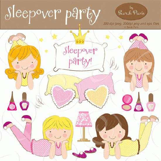 Mygrafico  Sleepover Party Clipart