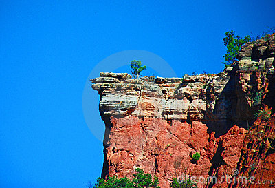 Out On A Ledge   A Rock Ledge   Royalty Free Stock Image   Image