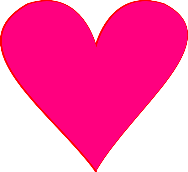 Pink Heart Clip Art At Clker Com   Vector Clip Art Online Royalty