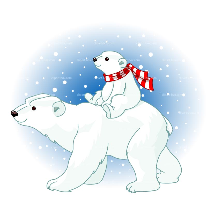 Polar Bear Clipart Polar Bears Love Snow Clipart Christmas Polar Bear