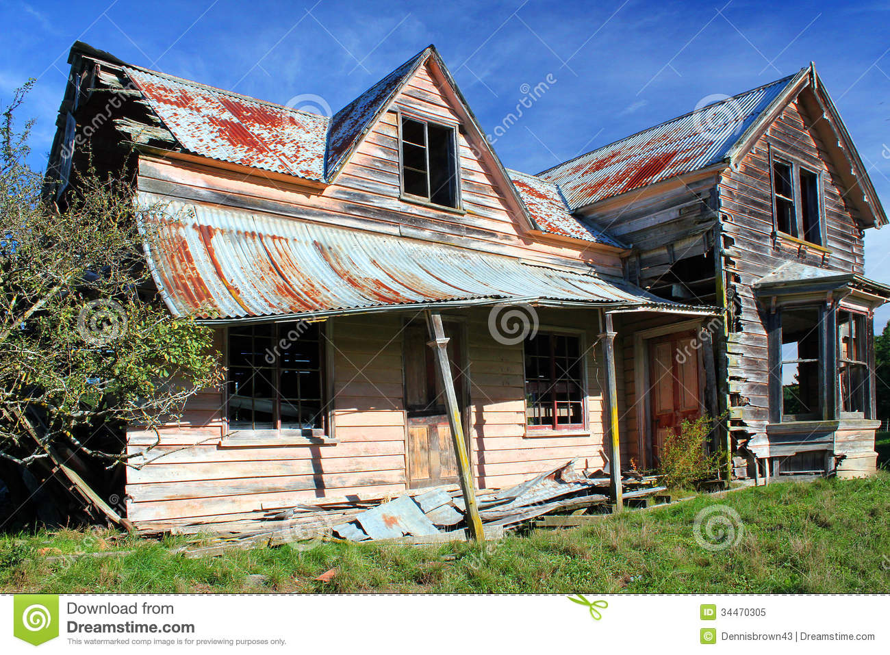 Poor House Clipart Derelict House