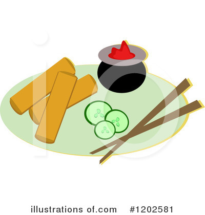 Royalty Free  Rf  Asian Food Clipart Illustration By Bpearth   Stock