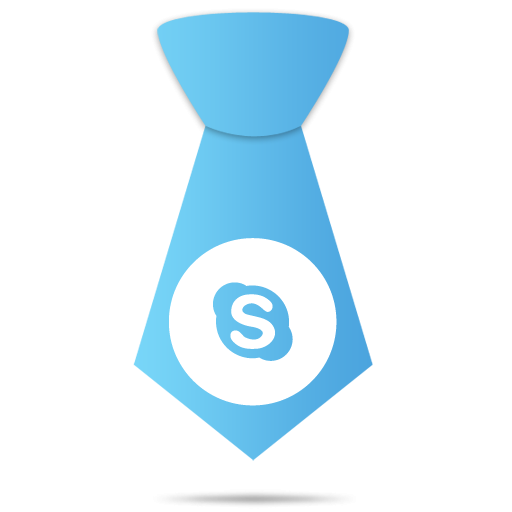 Skype Necktie Icon Png Clipart Image   Iconbug Com