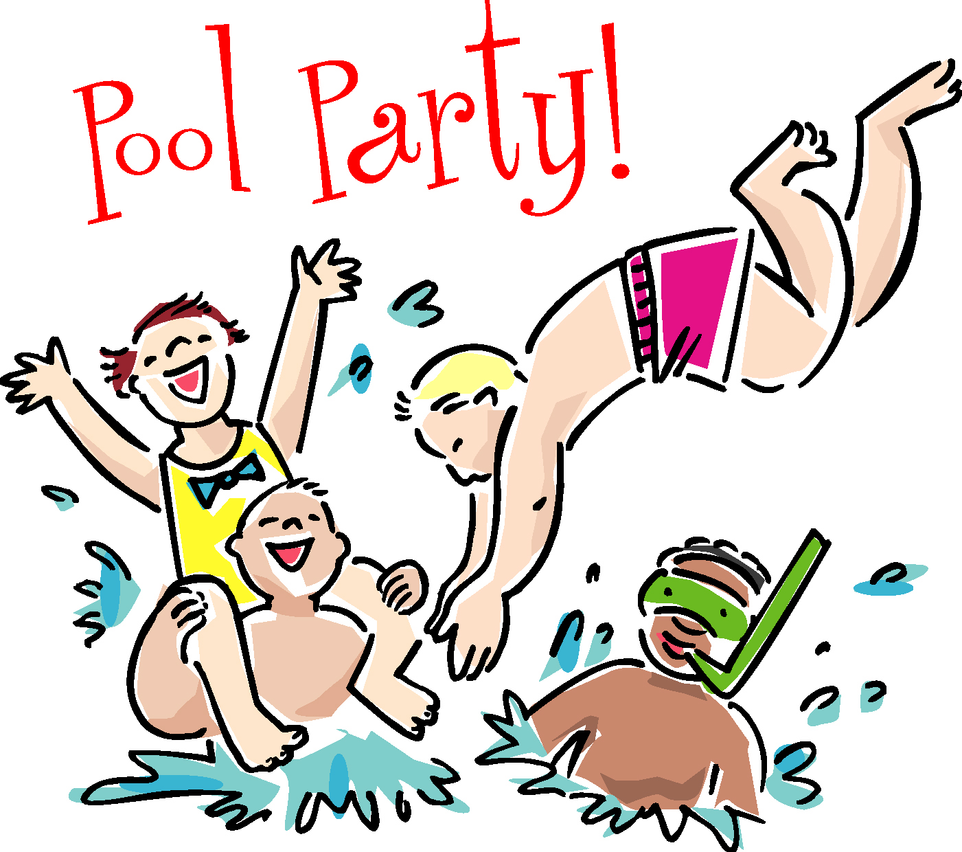 Swimming Party Clipart   Clipart Panda   Free Clipart Images