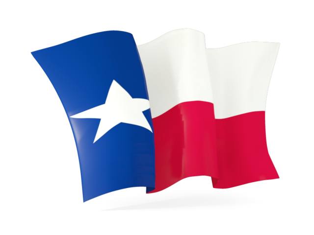 Waving Flag  Illustration Of Flag Of Texas