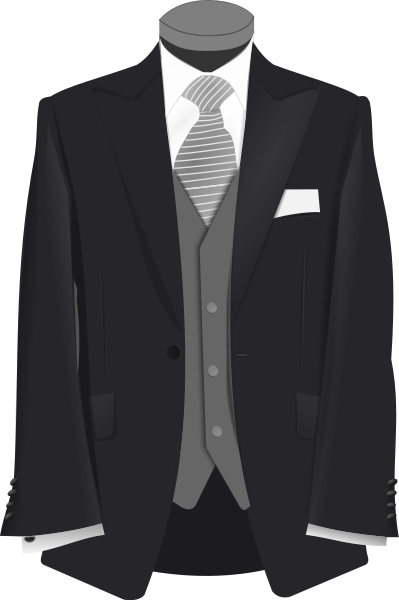 Wedding Suit Clipart Medium Size