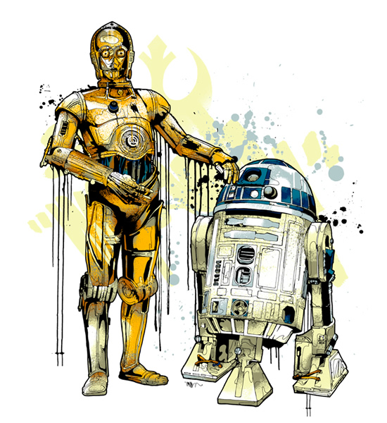 C3po And R2d2   Mitchy Bwoy