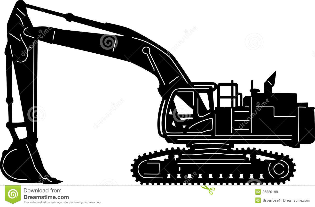 Illustration Of Great Construction Equipments Detailed