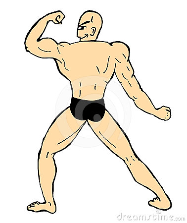 Muscle Man Royalty Free Stock Photography   Image  24281337