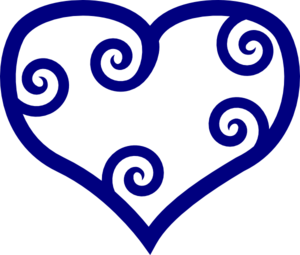 Navy Blue Heart Clipart   Clipart Panda   Free Clipart Images