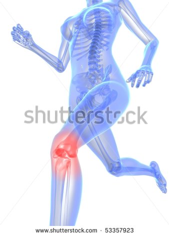 Painful Knee Illustration X Ray Of Hip And Pelvis Knee